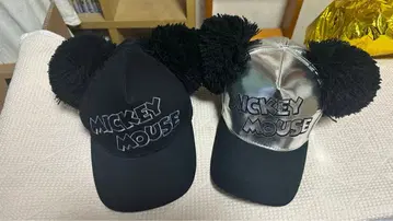 디즈니 팬캡 폼폼 포함 캡 2종 세트