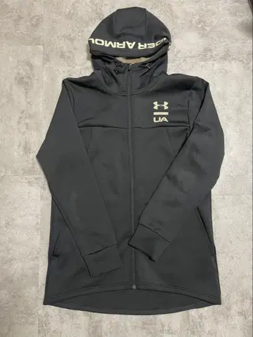 UNDER ARMOUR 언더아머 풀 집업 저지 블랙 XL