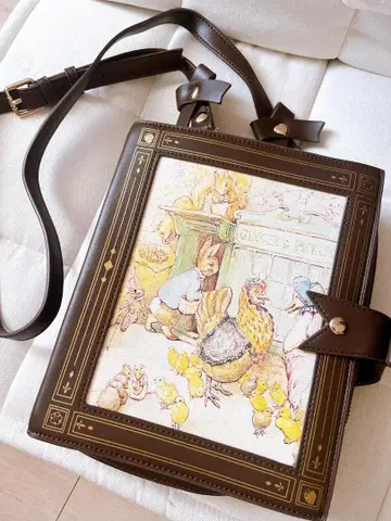 피터 래빗 외국도서풍 디자인 숄더백