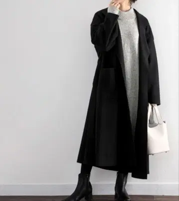 고급스러움을 격상. 벨트 부착 테일러드 체스터 코트