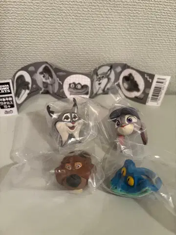 주토피아 캡슐 토이 반지 가챠가챠