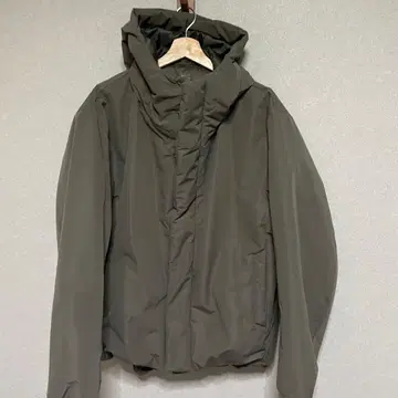 무인양품 워셔블 솜 후드 자켓 다크 모카 브라운