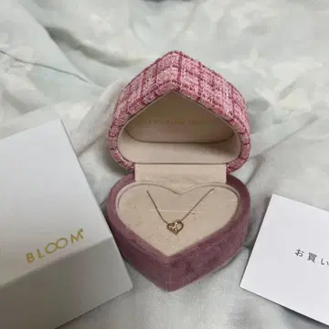 BLOOM 하트형 목걸이 골드