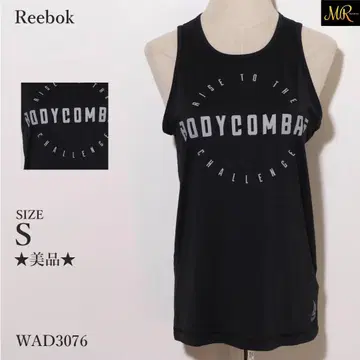 새상품급 Reebok 상의 탱크탑 로고 프린트 흡한속건 스포츠용