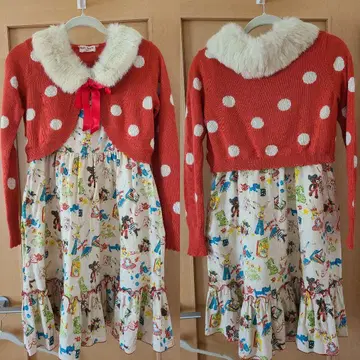 에미큐 원피스와 볼레로 가디건