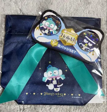 산리오 해피 복권 파우치 캔뱃지 한교동