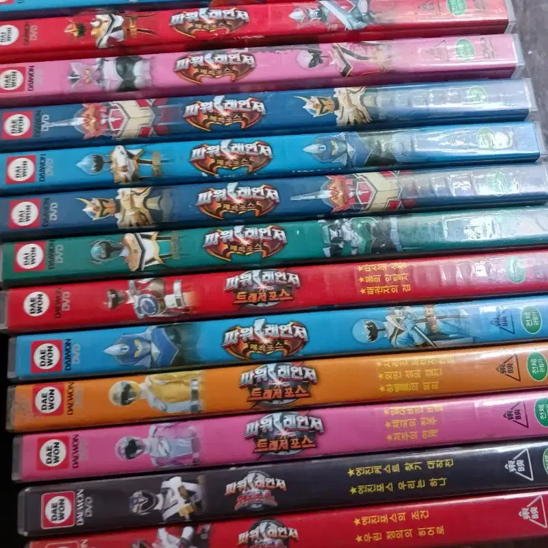 파워레인저 트레저포스 DVD 세트