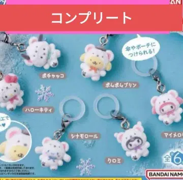 산리오 메지루시 액세서리 후와후와 스노우 컴플리트