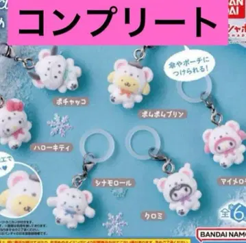 산리오 메지루시 액세서리 후와후와 스노우 컴플리트