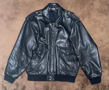 A-2 타입 천연 가죽 레더 플라이트 자켓