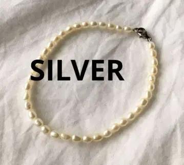 빈티지 담수 펄 실버 팔찌 SILVER 담수 진주