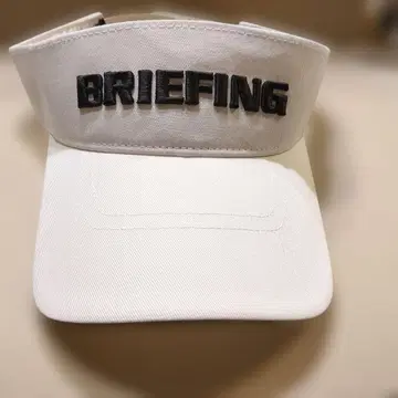 BRIEFING 화이트 바이저 미국 국기 디자인