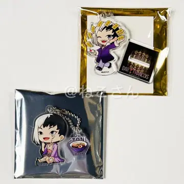 Dr.STONE 아사기리 겐 바 프랑수아 아크릴 키링 2세트