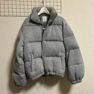 U SPICK & SPAN 그레이 다운 자켓