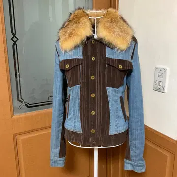 D&G 데님 자켓 퍼 카라 부착 돌체&가바나 슬림하신 분 추천