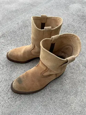 레드윙 페코스 부츠 스웨이드 7E