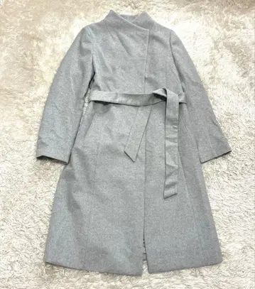 [ 새상품급 ] 언타이틀 프리미엄 라인 누벨 플래티넘 스탠드 카라 코트