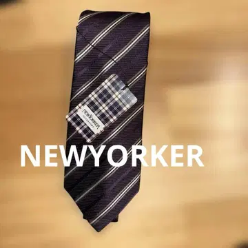 NEWYORKER 실크 스트라이프 넥타이