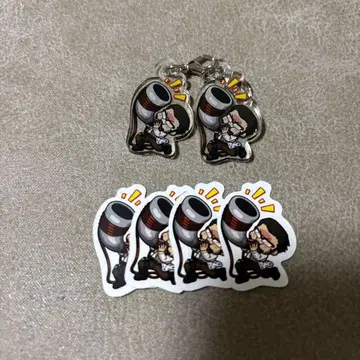 마지메니 야바시티 본키 렌보 6연 아크릴 참 프레이크 씰 에밀