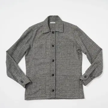새상품급   GUY ROVER 울 혼방 하운드투스 셔츠 자켓 S