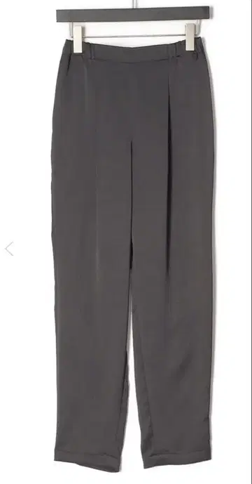 ESTNATION 블랙 새틴 팬츠