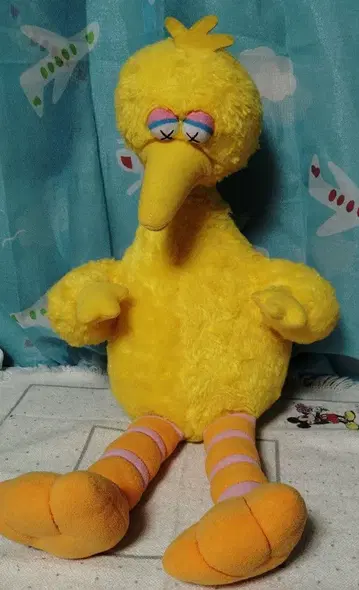 KAWS 세서미 스트리트 빅버드 봉제 인형 유니클로