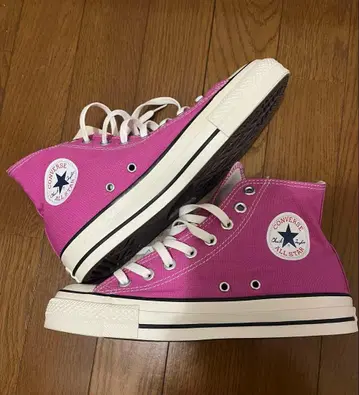 컨버스 올스타 하이컷 핑크 25.0cm