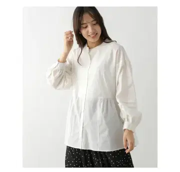 오테라크 소매 턱 튜닉