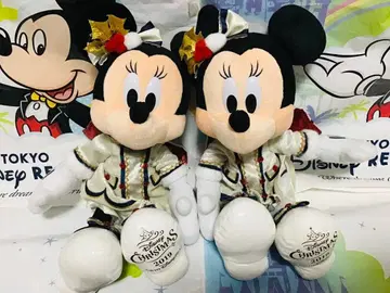 디즈니씨 잇츠 크리스마스 미니 봉제 인형 2개