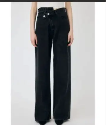 moussy 마우지 CROSS WAIST WIDE STRAIGHT