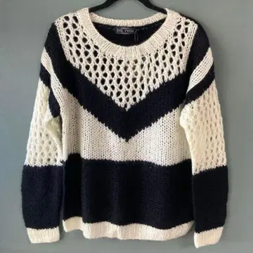 EVIL TWIN 바이컬러 니트