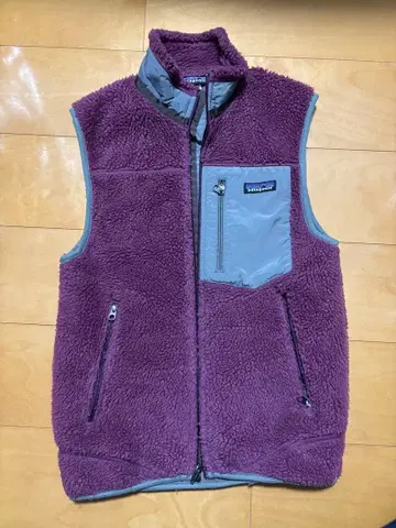 파타고니아 플리스 베스트 XS 보라색