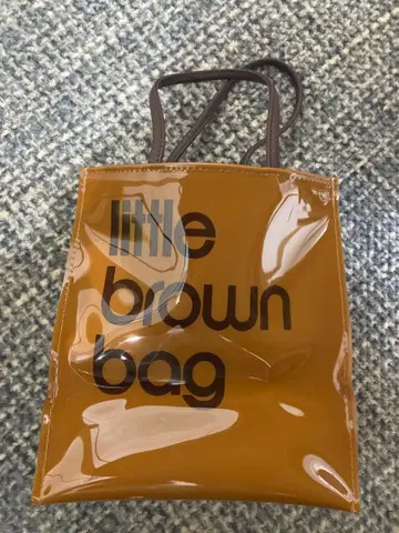 블루밍데일 리틀 브라운 백 토트백