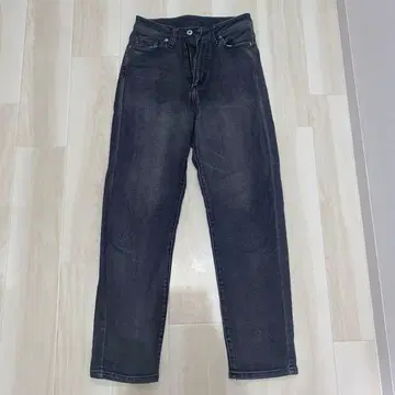 유니클로 데님 스키니 팬츠 블랙