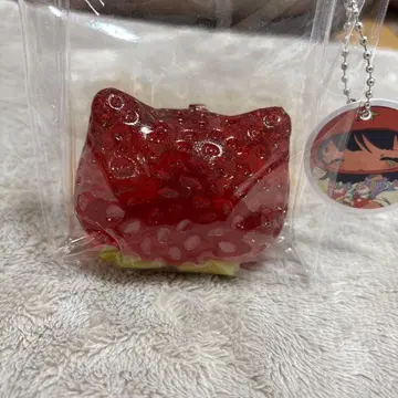 스퀴즈 과일 후르츠 고양이 딸기