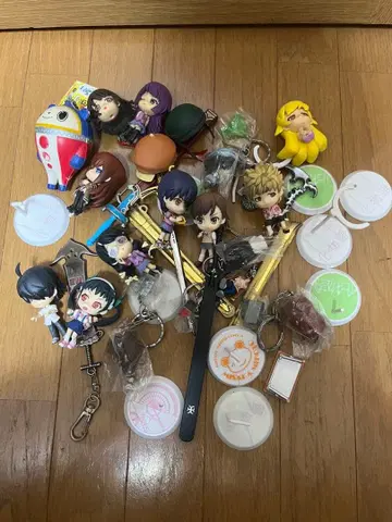 애니메이션 캐릭터 피규어 키링 세트