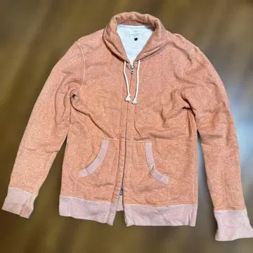 BEAUTY & YOUTH 오렌지 풀 집업 맨투맨 L 사이즈