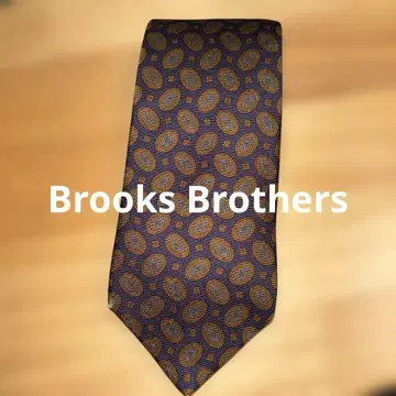 Brooks Brothers 실크 넥타이 오벌 패턴