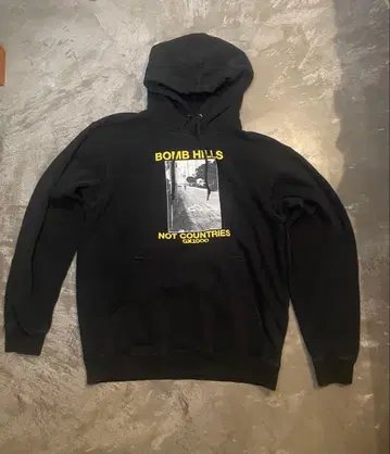 봄힐즈 낫컨트리스 후드티 M 블랙