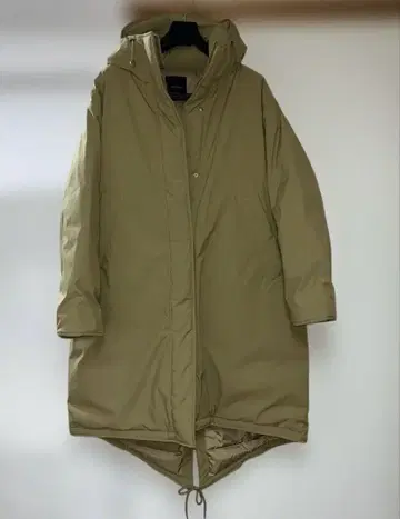 Spick & Span 발수 후디드 다운 코트 38