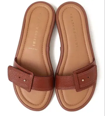 SHIPS FRANCO BOSCHI 벨트 샌들 브라운