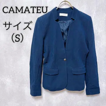 [ CAMATEU ] 자켓 ( S ) 노카라 자켓 싱글 버튼