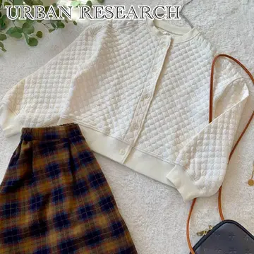 URBAN RESEARCH / 퀼팅 자켓 / 아이보리 / FREE