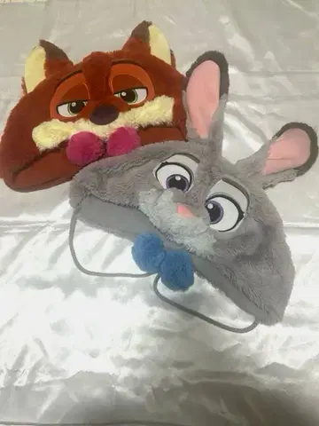 디즈니 주토피아 닉&주디 팬캡 2세트