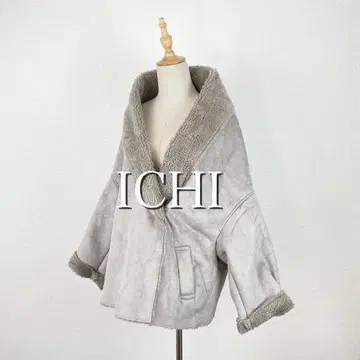 이치 에코 무스탕 자켓 하프 코트 이치