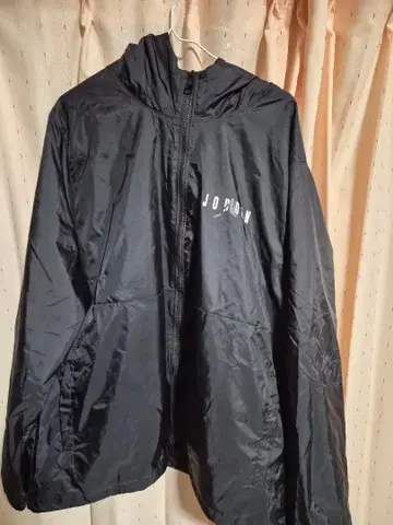 JORDAN 블랙 나일론 자켓