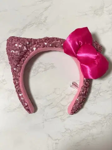 키티 핑크 머리띠