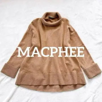 MACPHEE 맥피 울 캐시미어 혼방 터틀넥 니트