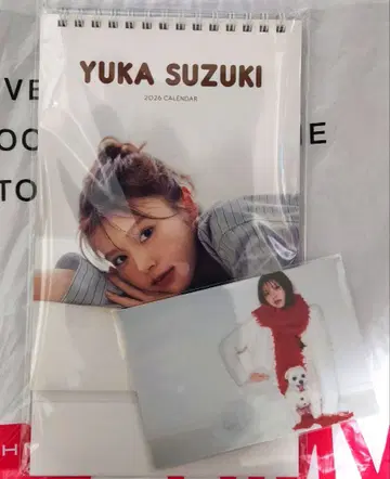 스즈키 유카 2026 탁상 달력 브로마이드 1장 포함