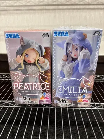 리제로 모후모후 팩 Luminasta 베아트리스 에밀리아 세트